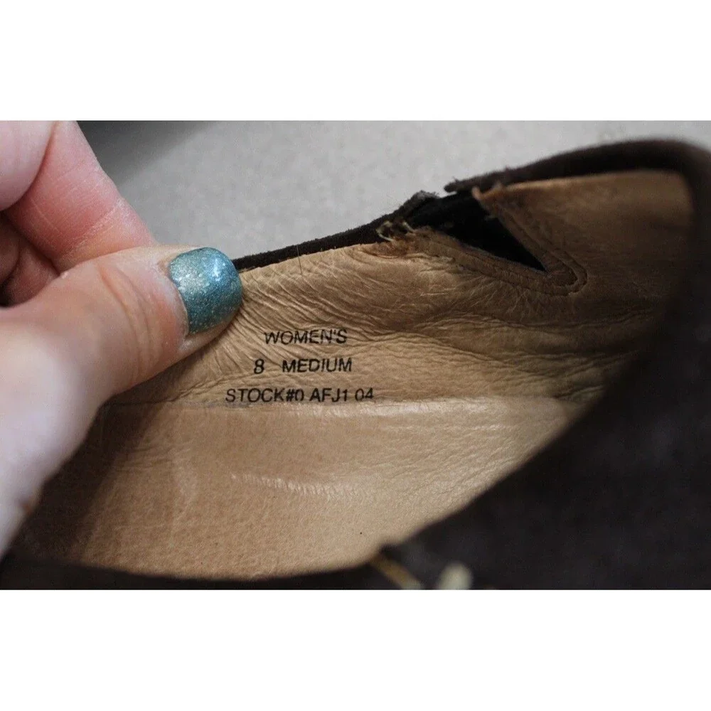 L.L. Bean Comfort Moc Suede Mules Womens 8 M Brown Slip‎ On Clog Casual Comfort